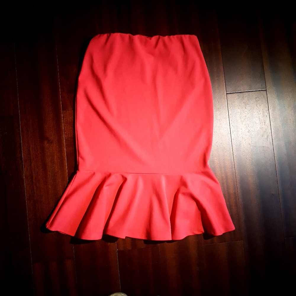 Hot pink mermaid skirt